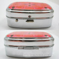 Small Pill Box Custom Logo Square Lockable Pill Box